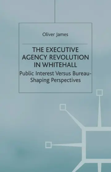 Cover of The Executive Agency Revolution in Whitehall