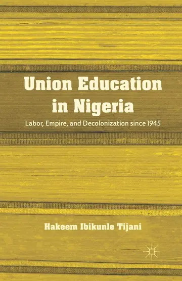 Cover of Union Education in Nigeria
