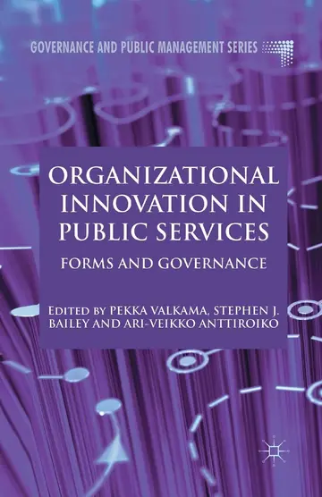 Cover of Organizational Innovation in Public Services