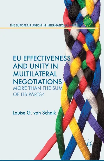 Cover of EU Effectiveness and Unity in Multilateral Negotiations