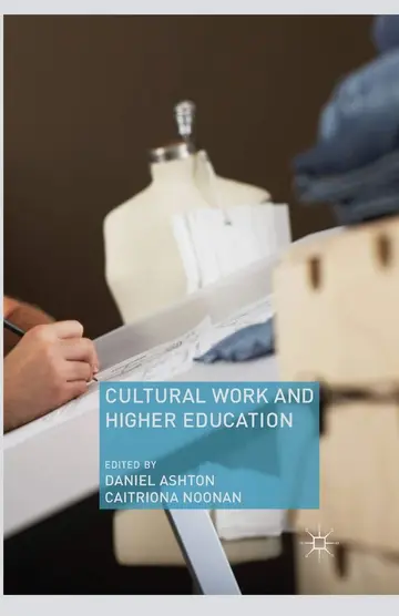 Cover of Cultural Work and Higher Education