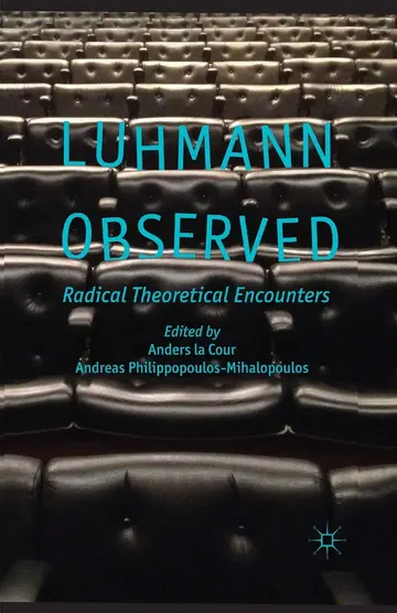 Cover of Luhmann Observed