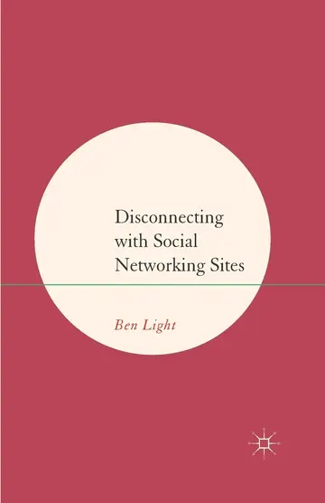 Cover of Disconnecting with Social Networking Sites
