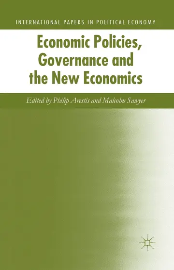 Cover of Economic Policies, Governance and the New Economics