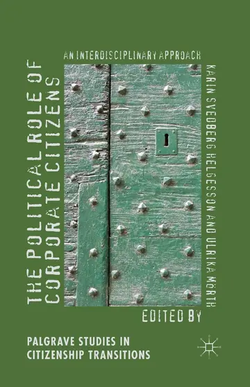 Cover of The Political Role of Corporate Citizens
