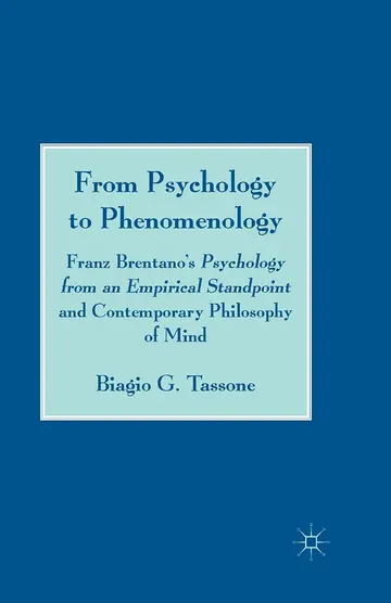 Cover of From Psychology to Phenomenology