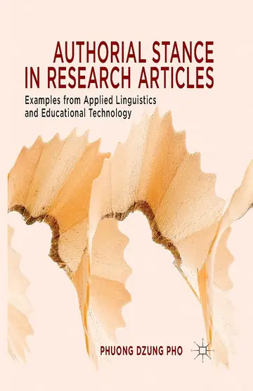 Cover of Authorial Stance in Research Articles