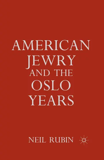 Cover of American Jewry and the Oslo Years