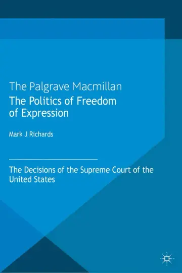 Cover of The Politics of Freedom of Expression