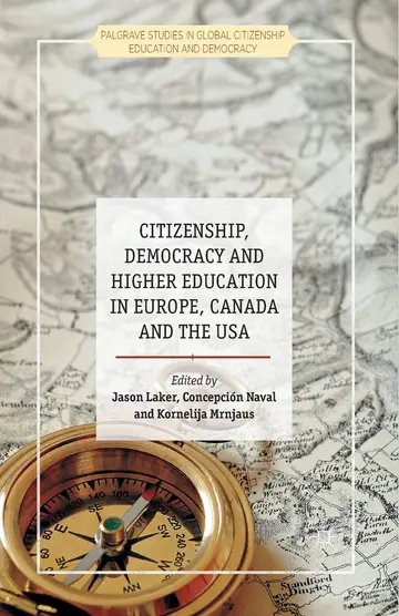 Cover of Citizenship, Democracy and Higher Education in Europe, Canada and the USA