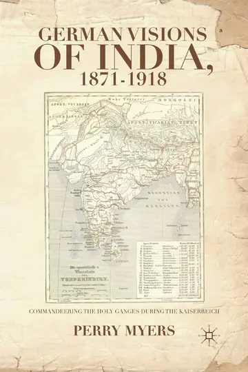 Cover of German Visions of India, 1871–1918