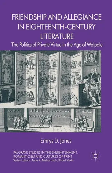 Cover of Friendship and Allegiance in Eighteenth-Century Literature