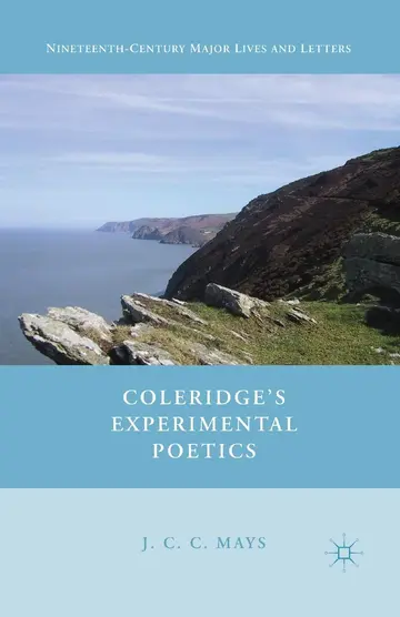 Cover of Coleridge’s Experimental Poetics