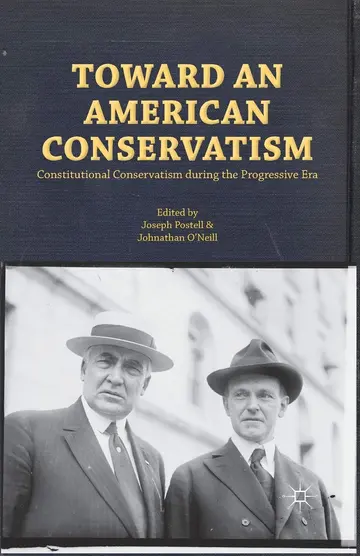 Cover of Toward an American Conservatism