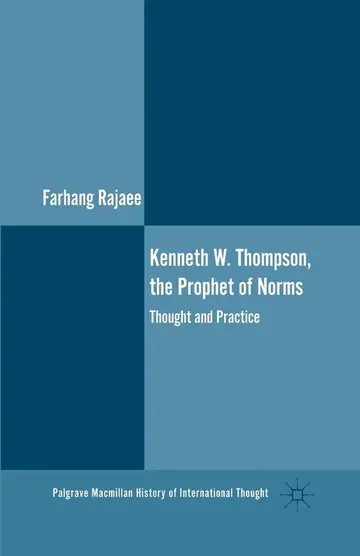 Cover of Kenneth W. Thompson, the Prophet of Norms