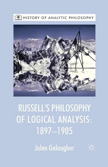 Cover of Russell's Philosophy of Logical Analysis, 1897-1905