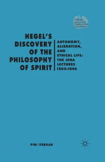 Cover of Hegel's Discovery of the Philosophy of Spirit