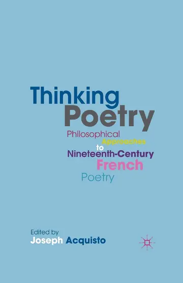 Cover of Thinking Poetry