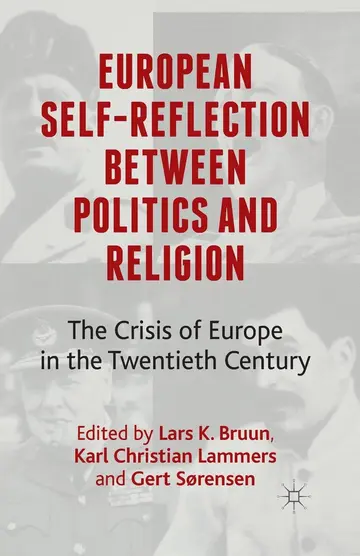 Cover of European Self-Reflection Between Politics and Religion