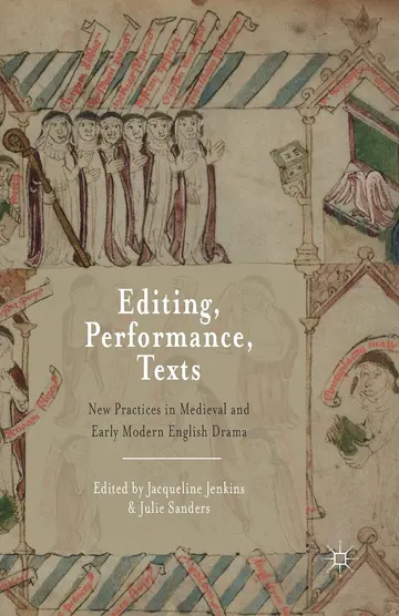 Cover of Editing, Performance, Texts