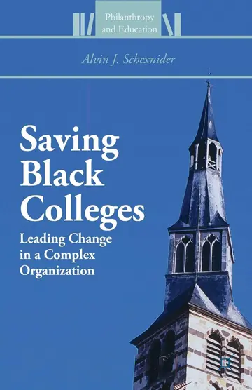 Cover of Saving Black Colleges