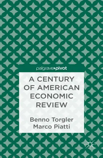 Cover of A Century of American Economic Review