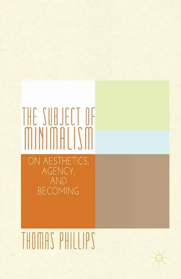 Cover of The Subject of Minimalism