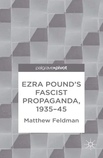 Cover of Ezra Pound's Fascist Propaganda, 1935-45
