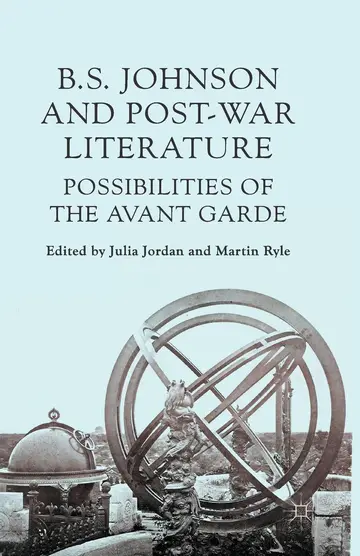 Cover of B S Johnson and Post-War Literature
