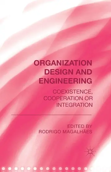 Cover of Organization Design and Engineering