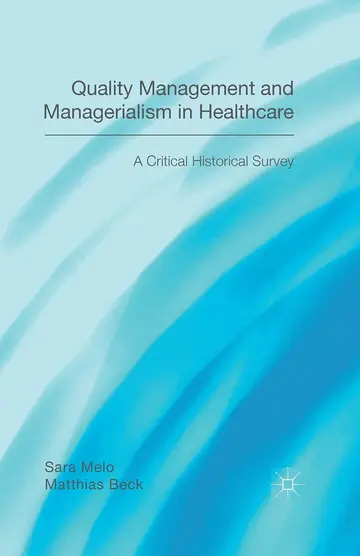 Cover of Quality Management and Managerialism in Healthcare