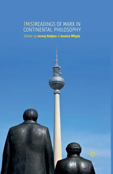 Cover of (Mis)readings of Marx in Continental Philosophy