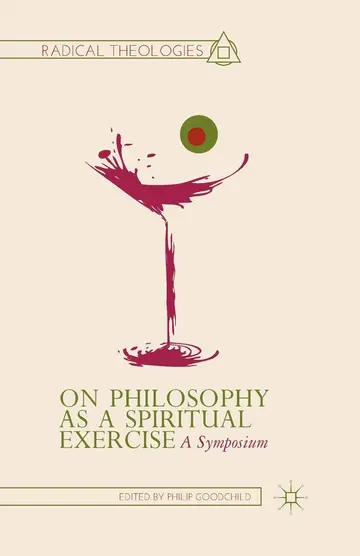Cover of On Philosophy as a Spiritual Exercise