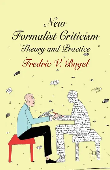 Cover of New Formalist Criticism