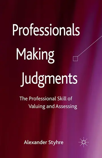 Cover of Professionals Making Judgments