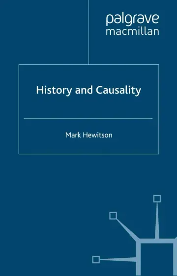 Cover of History and Causality