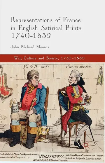 Cover of Representations of France in English Satirical Prints 1740-1832