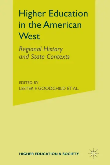 Cover of Higher Education in the American West