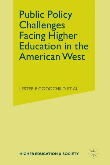 Cover of Public Policy Challenges Facing Higher Education in the American West