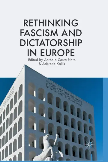 Cover of Rethinking Fascism and Dictatorship in Europe