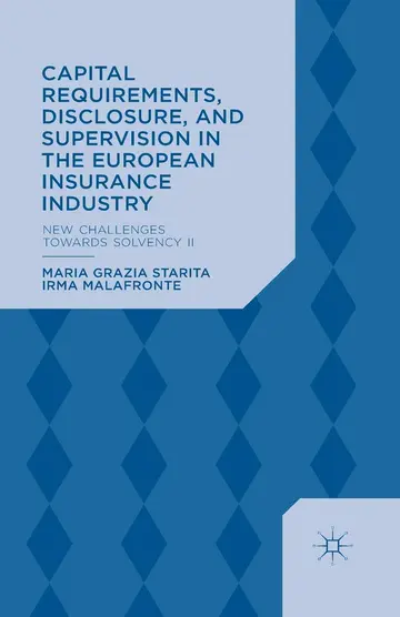 Cover of Capital Requirements, Disclosure, and Supervision in the European Insurance Industry