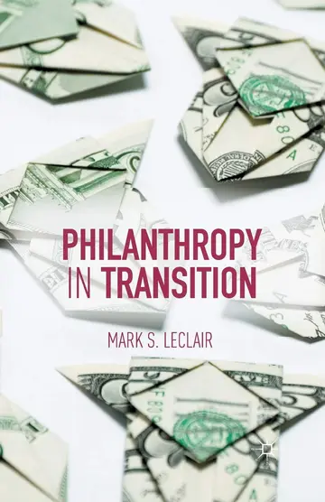 Cover of Philanthropy in Transition