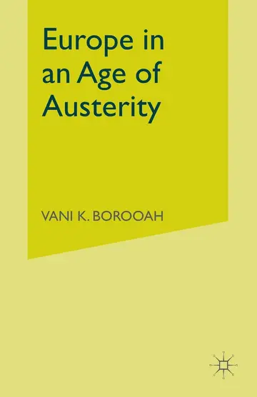 Cover of Europe in an Age of Austerity