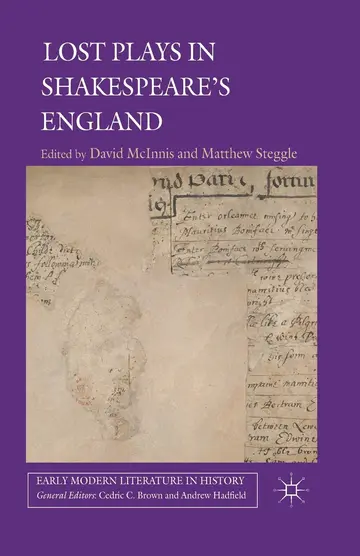 Cover of Lost Plays in Shakespeare's England
