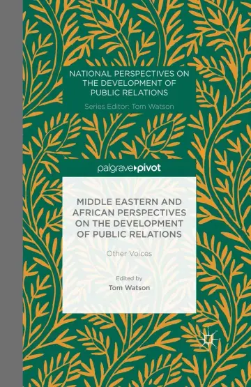 Cover of Middle Eastern and African Perspectives on the Development of Public Relations