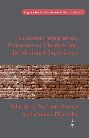 Cover of European Integration, Processes of Change and the National Experience