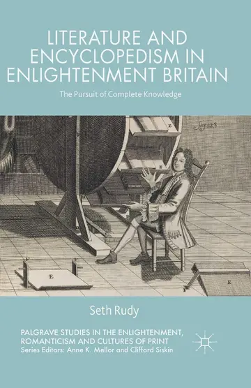 Cover of Literature and Encyclopedism in Enlightenment Britain