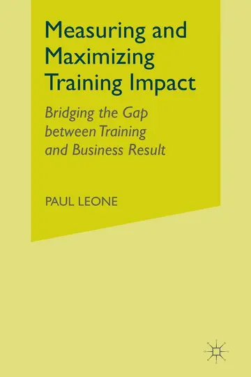 Cover of Measuring and Maximizing Training Impact