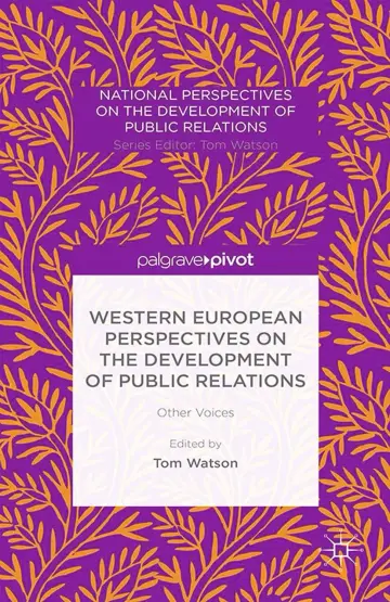 Cover of Western European Perspectives on the Development of Public Relations