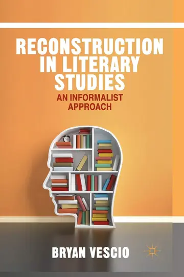 Cover of Reconstruction in Literary Studies